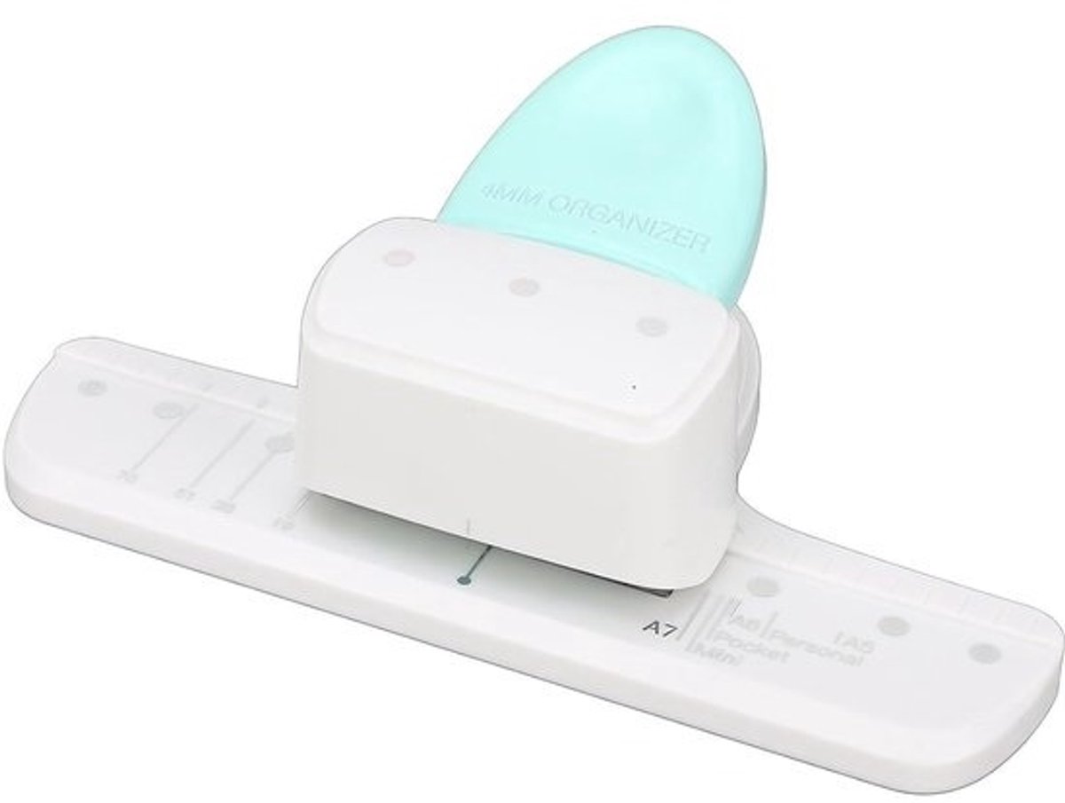 3-gaats Perforator - Papier Prikker - Papier Organiseren - Robuust ABS Materiaal - 8 Vellen Capaciteit - Zwart