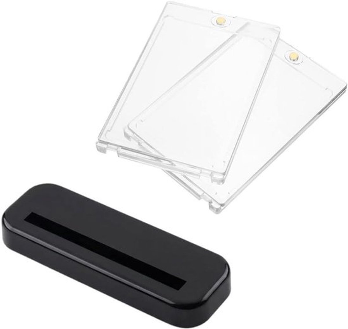 Magnetische Kaarthoezen - Kaarthouders Beschermhoesjes - Ruilkaarten Beschermen - UV-Bestendige Coating - 35 PT - Transparant