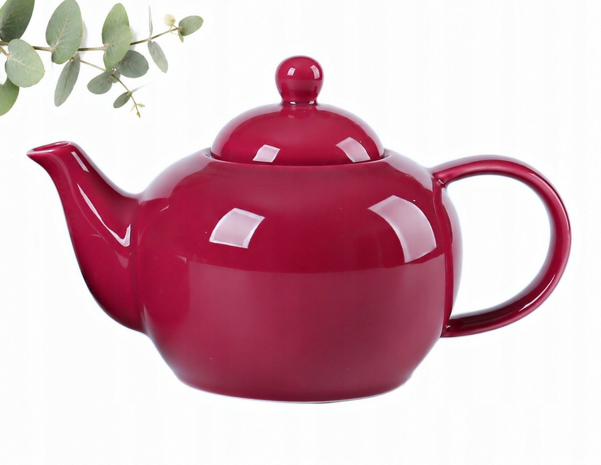 Keramische Theepot met Zeef - 1L - Elegant Roze