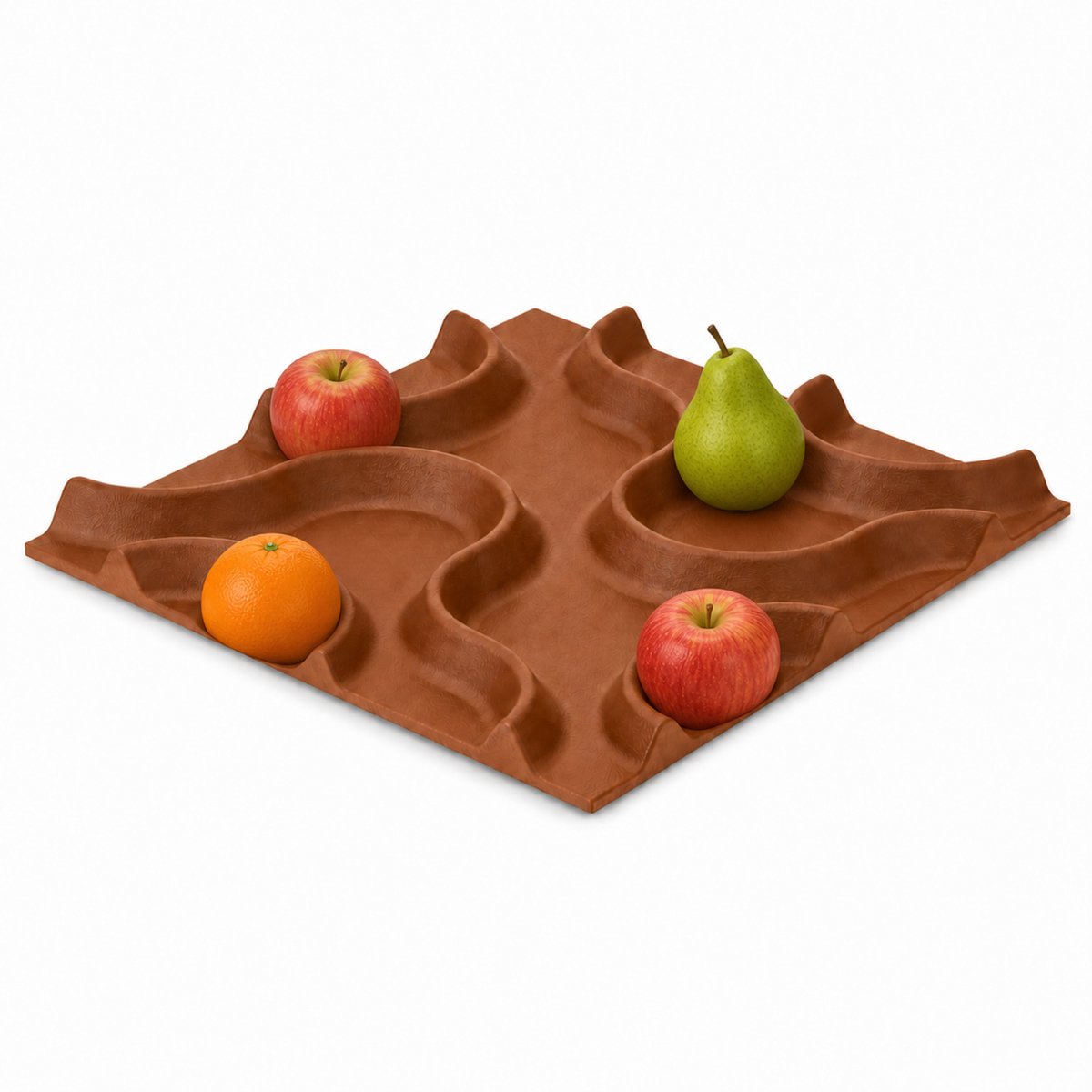 Fiastra Labira fruitschaal - Bruin