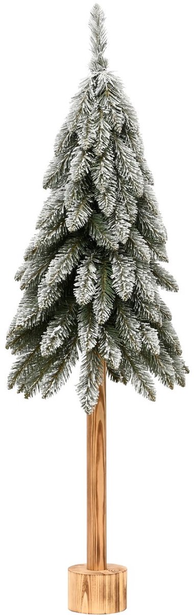 Kaemingk kunstkerstboom besneeuwd op stam 120 cm