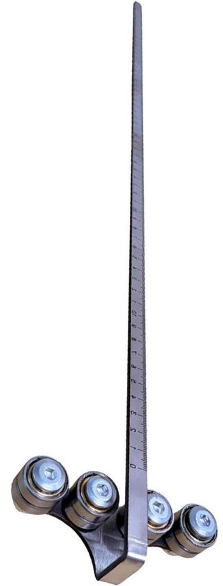 Cirkelzaaggeleider - Zaaggeleiderail Precisie - Nauwkeurig Zagen - Verstelbaar Vergrendelingsontwerp - 687 x 175 x 64 cm - Zilver