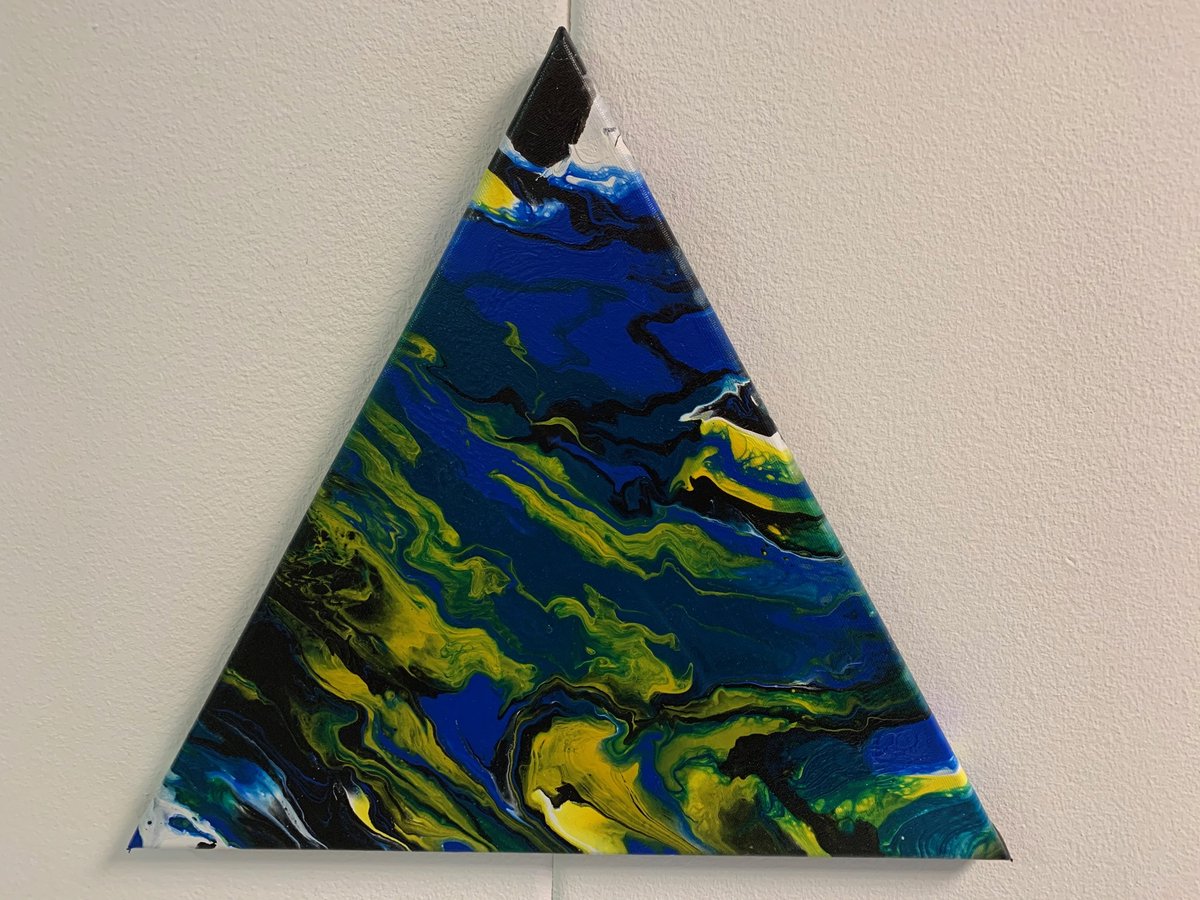 Wave blauw/geel