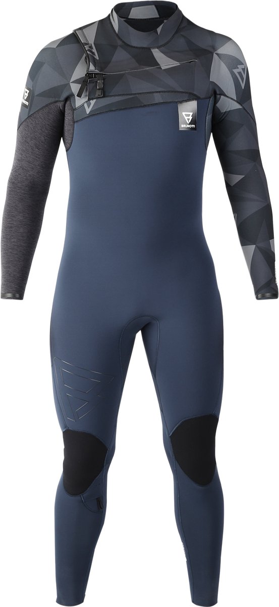 Brunotti - Gravity Fullsuit 4/3mm Men Wetsuit | Titanium - S