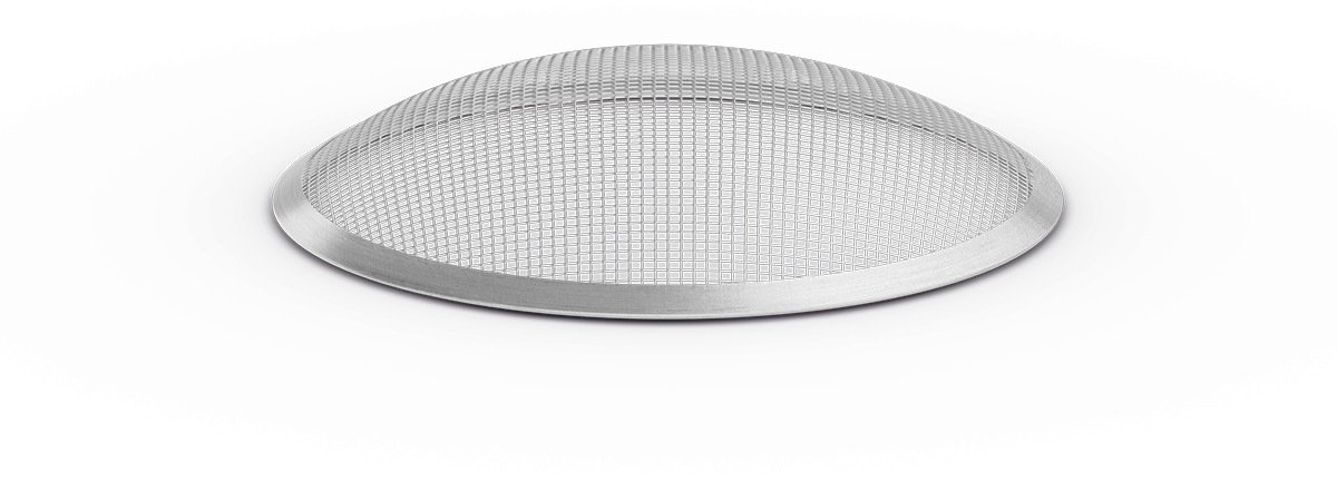 höfats MOON Vonkenvanger 55 Afdekking ter beperking van vonkoverslag, vonkenvanger, vonkenscherm van roestvrij staal, vuurkorfrooster, accessoires voor de höfats MOON vuurkorf