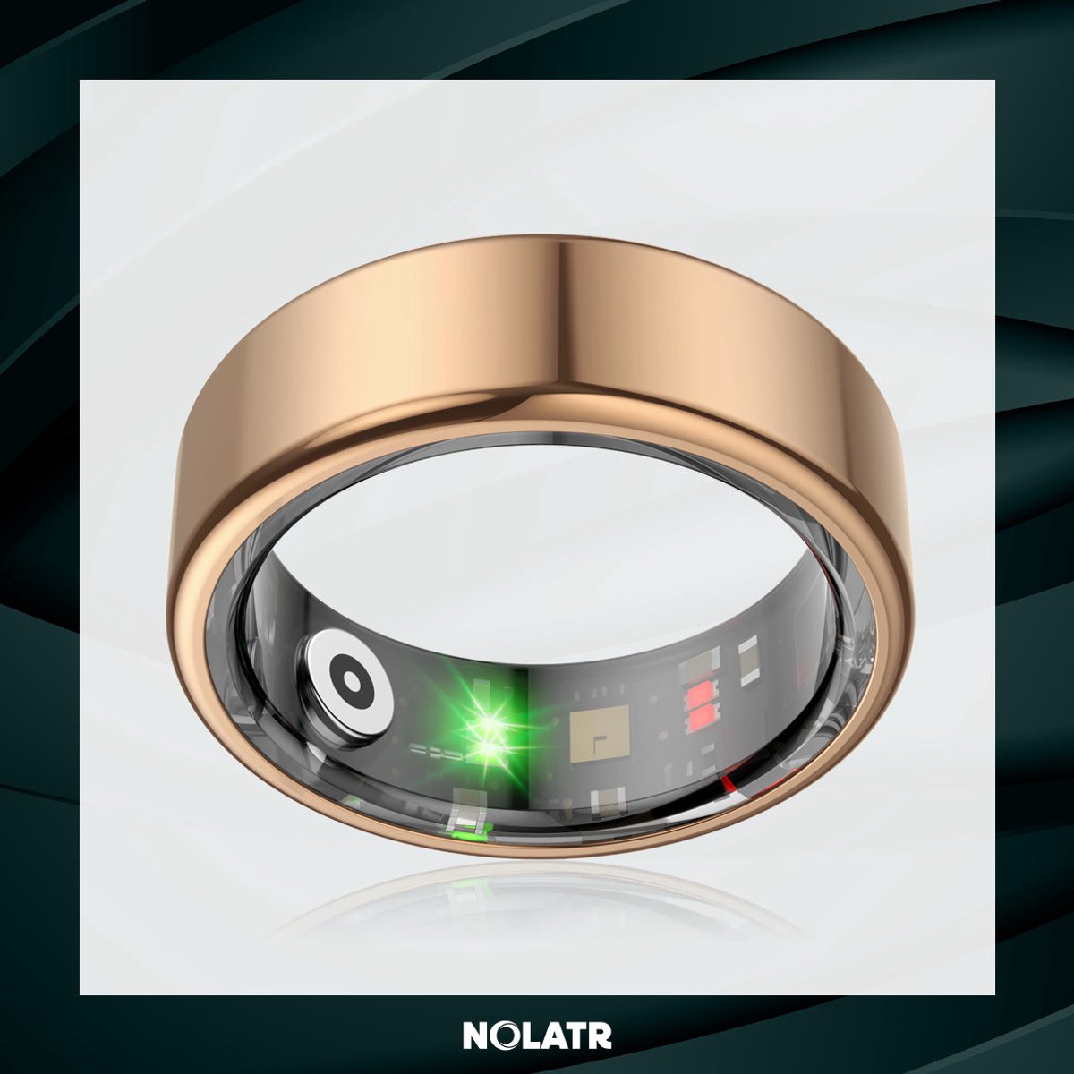 NOLATR CORE BASIC - Stappenteller - Slaaptracker - Roségoud - Maat 11
