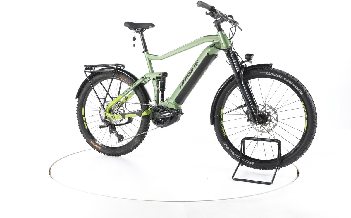 Haibike Adventr FS 8 SUV E-Bike Yamaha Accu 630Wh 27,5" groen Pro Refurbished thumbnail 4
