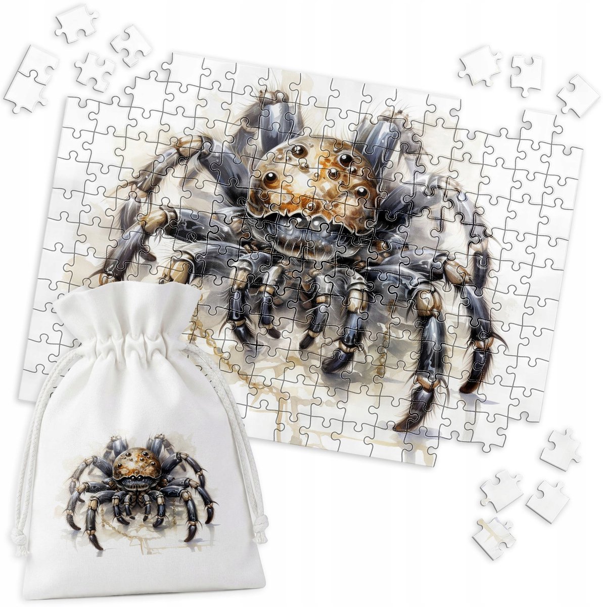 Puzzel 192 Stukken - Insecten & Spinnen Thema - Leuk en Educatief