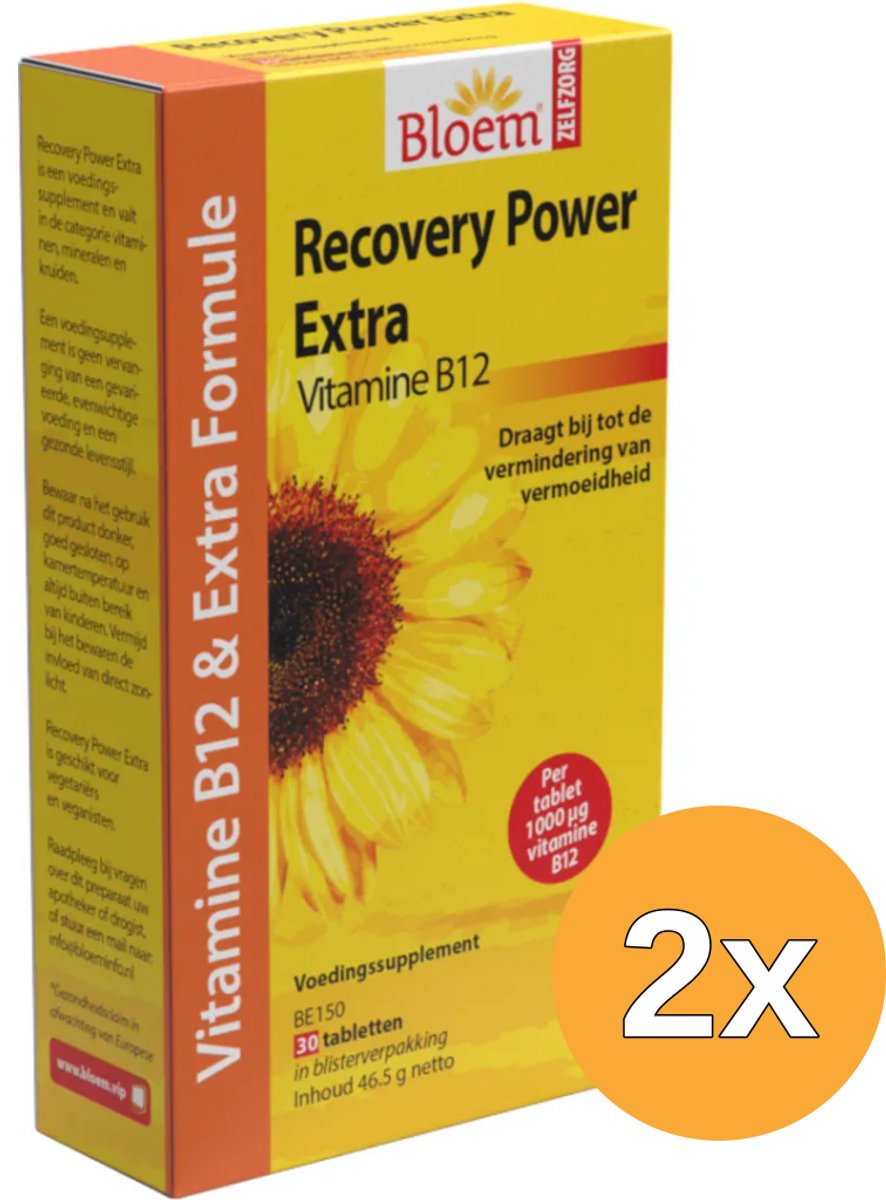 2x Bloem Recovery Power (30 tabletten)
