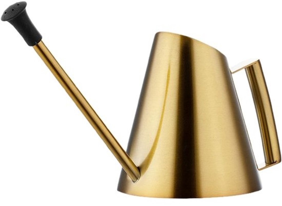 Roestvrijstalen Gieter - Decoratieve plantenspuit - Planten water geven - Stijlvol gouden design - 900 ml capaciteit - Goud