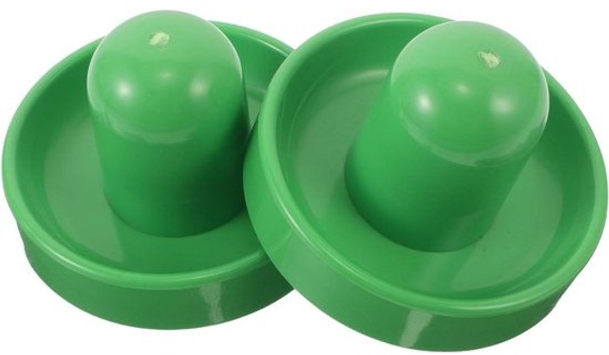 Airhockey Pushers - Tafelspel Paddles - Spelplezier Vergroten - Arbeidsbesparend Ontwerp - 103 cm - Groen