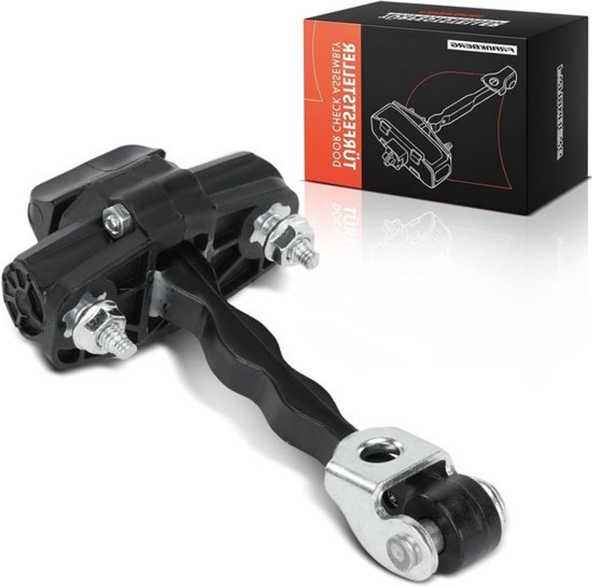 Deurtestbandstopper - Deurvanger Deurrem - Auto Onderdelen - Directe Vervanging - 16.5 cm - Zwart