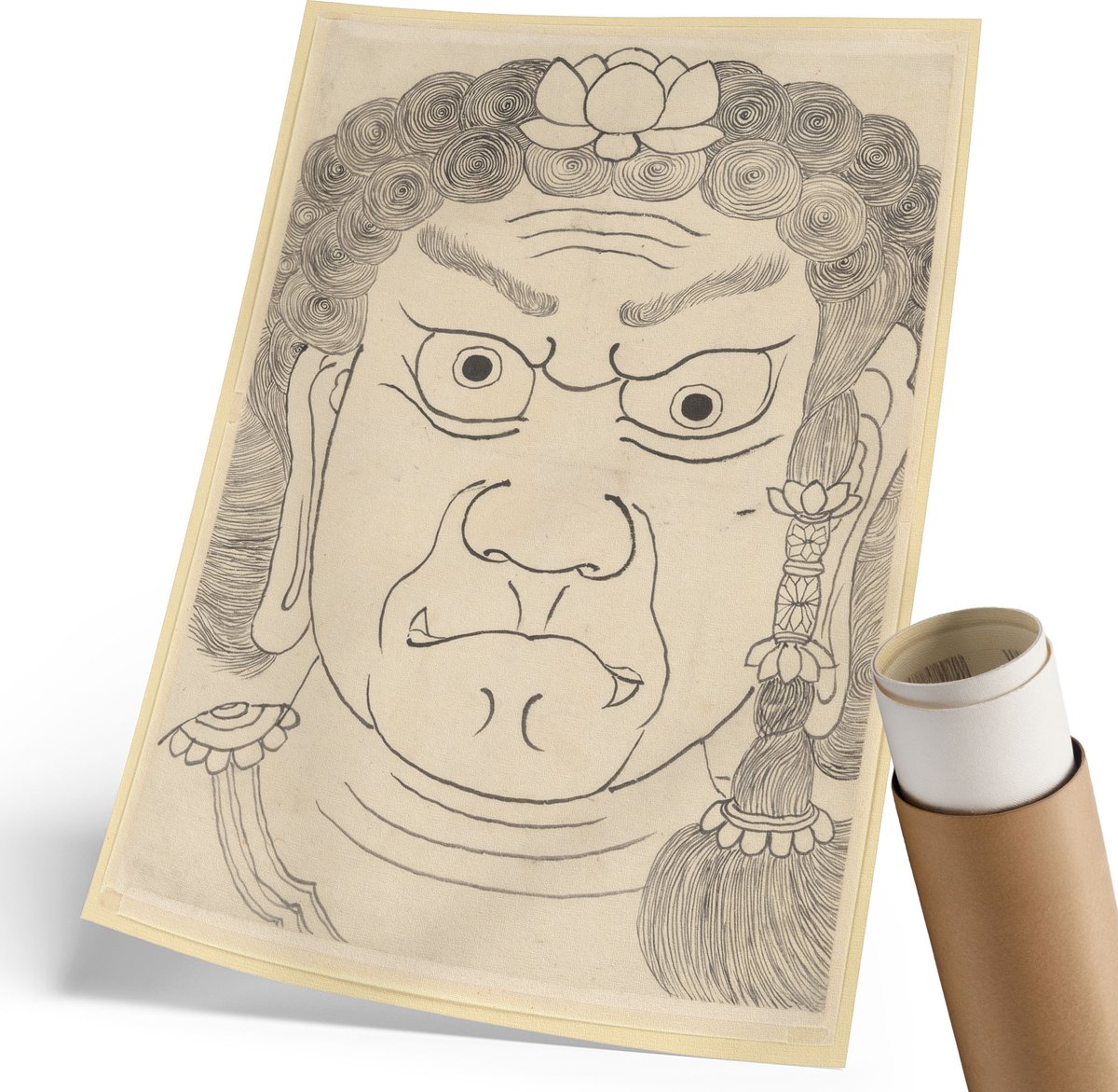 Wallfluent Polycanvas Poster - Wijnglazen, Fotografie - 420 x 594 mm - Zwart-wit Wandposter - Rechthoek - Kunstposter - Woonkamer, Slaapkamer, Kantoor - Minimalist