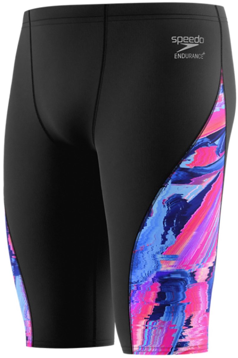 Speedo heren spliced jammer printed zwart