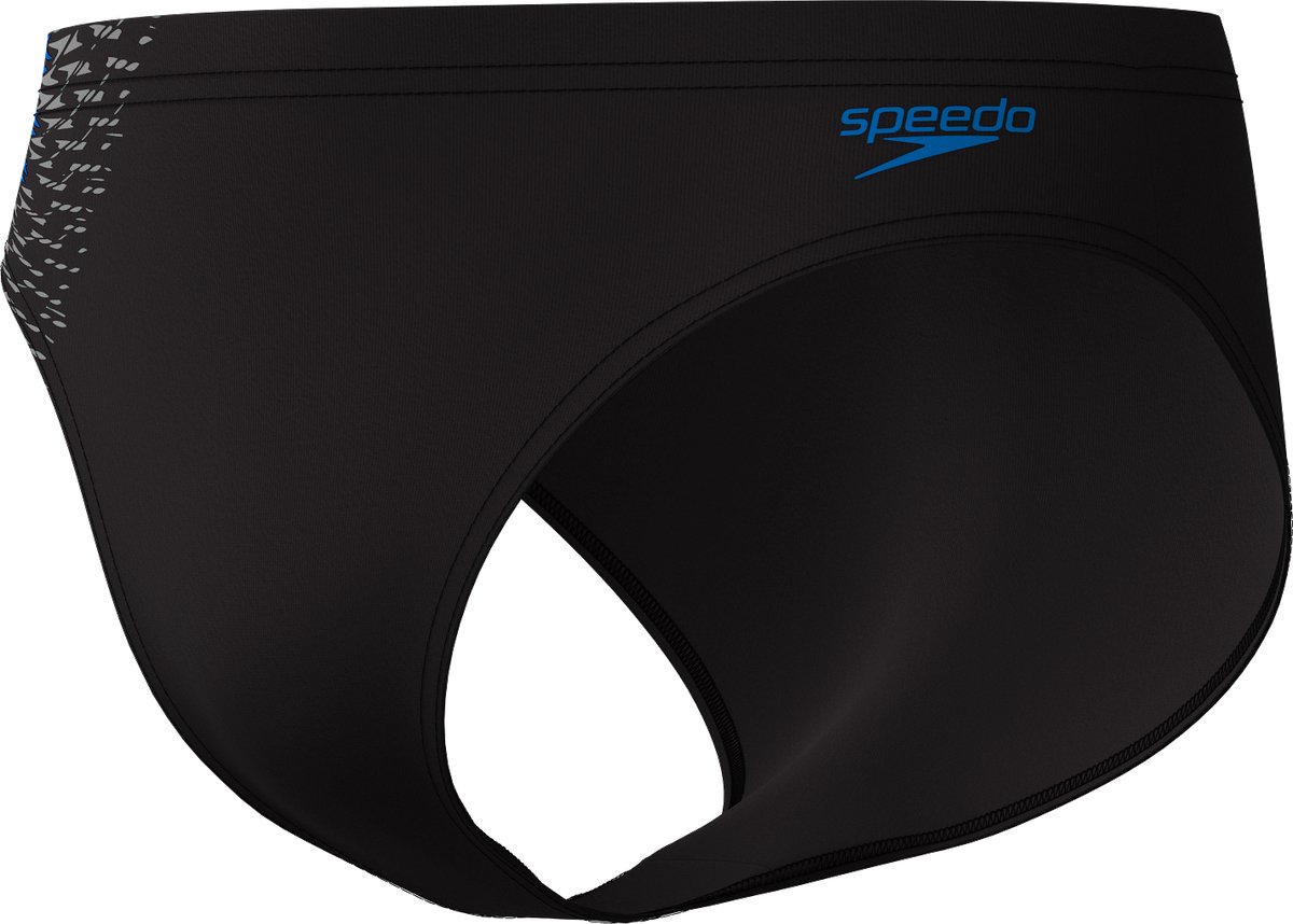 Speedo Zwembrief Endurance+ Tech Panel 7CM Zwart/Blauw