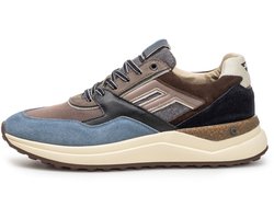 Floris van Bommel - De Trikker 01.18 - Veterschoenen sneakers - SFM 10236 40 02 - Blauw