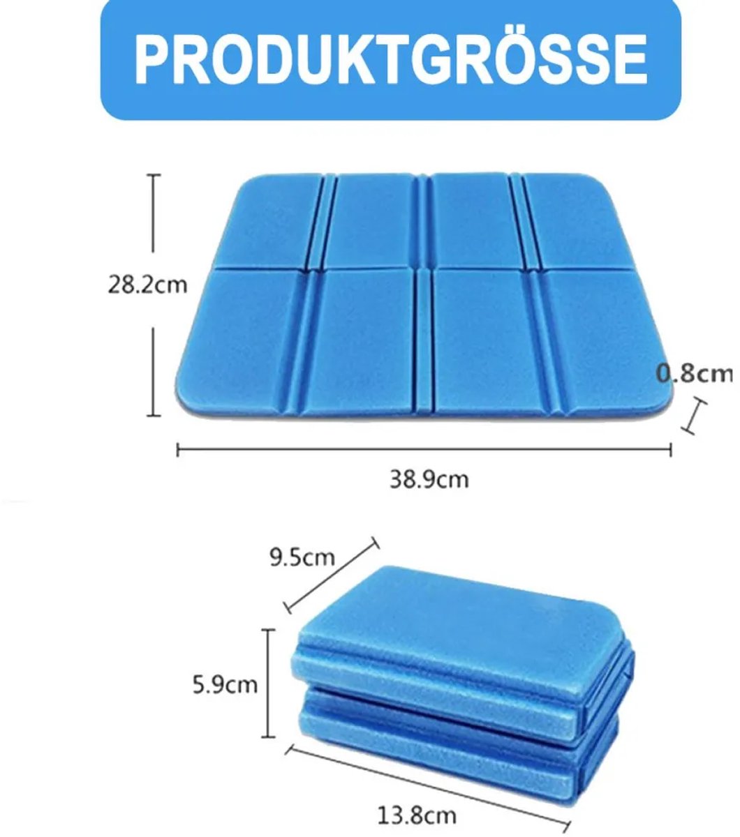 Dit opvouwbare buitenkussen is waterdicht en draagbaar, Geschikt voor speeltuinen, tuinen, stadions, de jacht, kamperen en andere gelegenheden. Het heeft een blauw-zwarte kleurstelling.