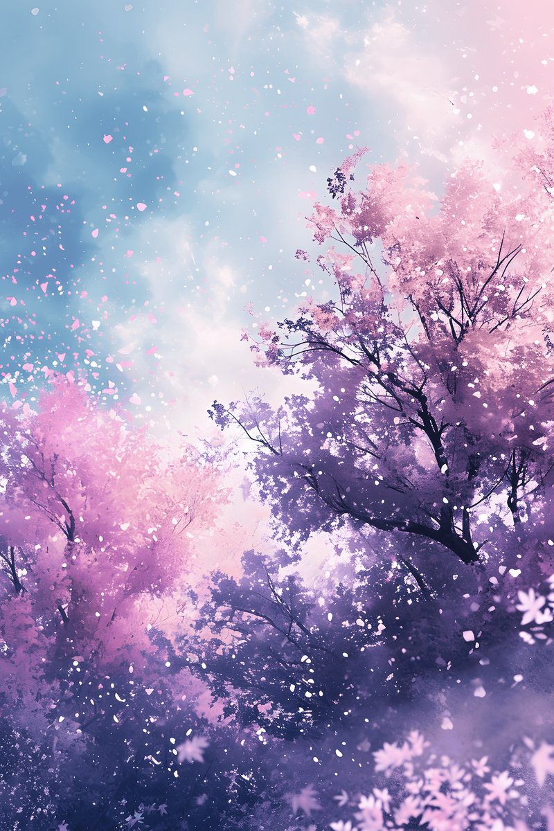 Sakura Poster - Loofbomen - Japan - Aesthetic - posters - formaat 70x100cm - Wanddecoratie - Aesthetic room decor - L1731MT