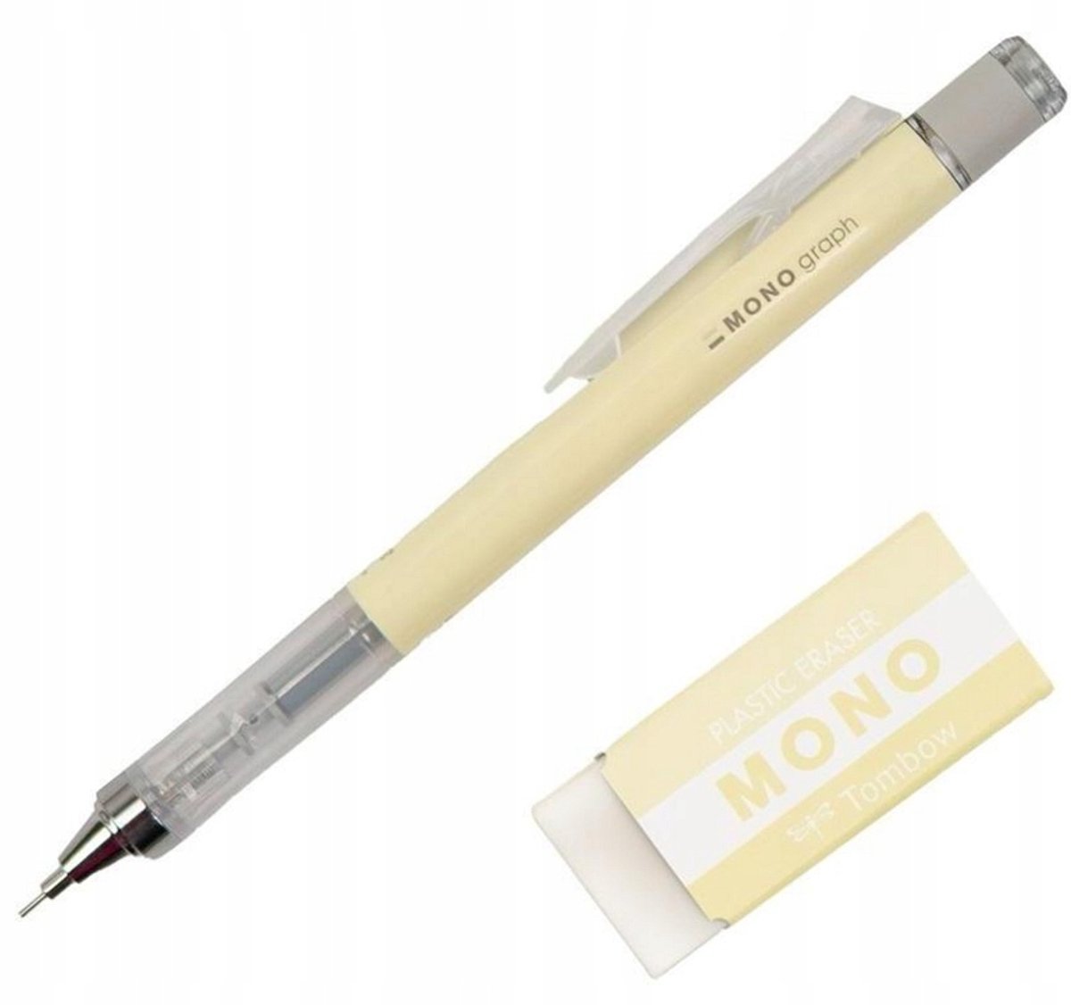 Tombow Mono Graph Pastel Potlood 0.5mm met Gum - HB