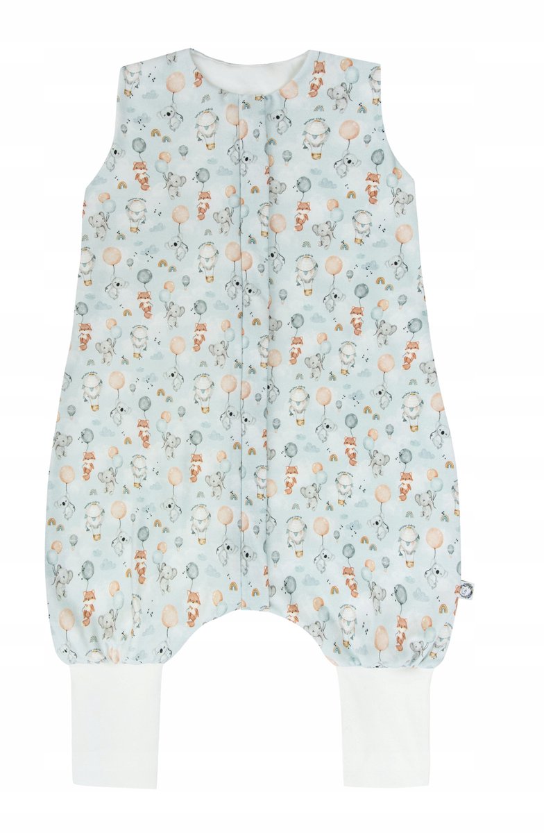 Baby slaapzak met voetjes 1-3 jaar, 2.5 TOG, biologisch katoen
