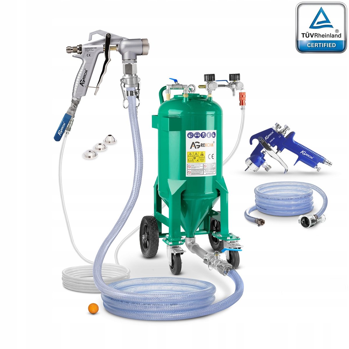 Professionele Spuitmachine voor Pleisterwerk, Glad Werk & Verf - 35L