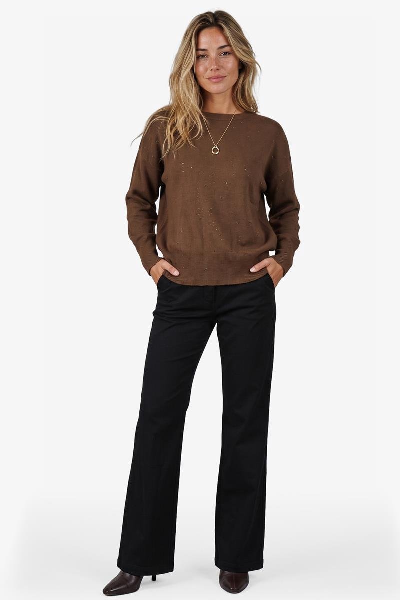 DIDI Dames Pullover Arte Dark brown maat 42/44