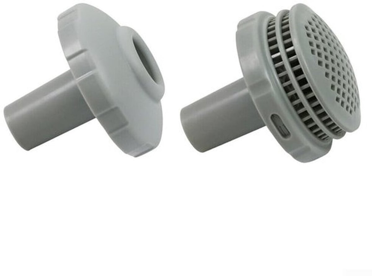 - Aansluiting 32mm Zwembad - Inlaatmondstuk - Voor een schone zwemervaring - Kleur zoals afgebeeld - Slang Aansluiting - Geschikt voor Intex...