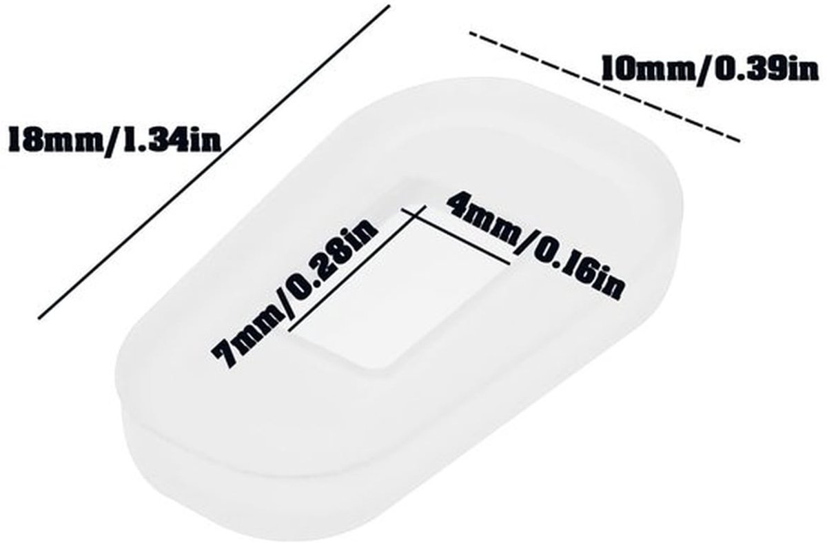 - Siliconen Neus Pads - Verbeterd Comfort - 10 Paar - Ondersteuning - Voor Brillen - Ideaal voor dagelijks gebruik - Transparant