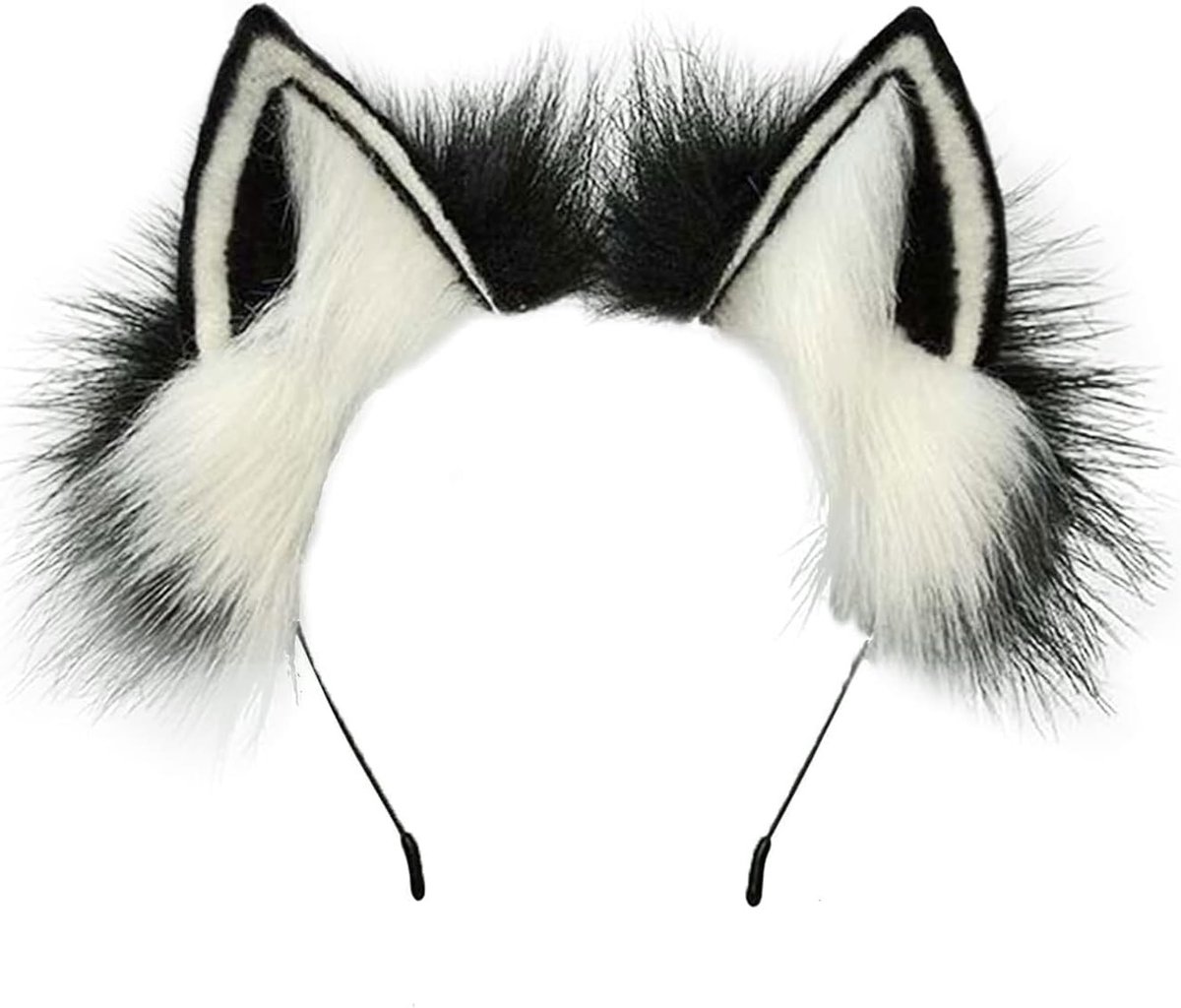 Handgemaakte Faux Fur Kat Oren Haarband voor Kostuum Accessoire, Dieren Oren Haarband voor Halloween en Feestjes