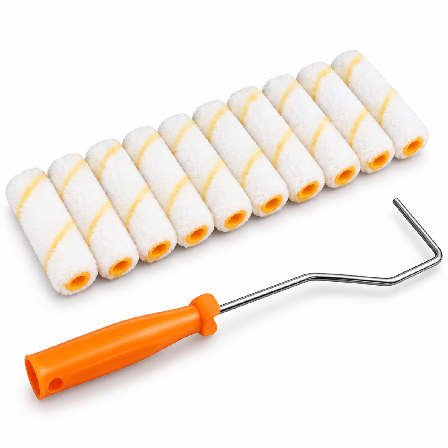 K&R Ventures Verfrollerset - 11-delig - Rollen 10,16 cm