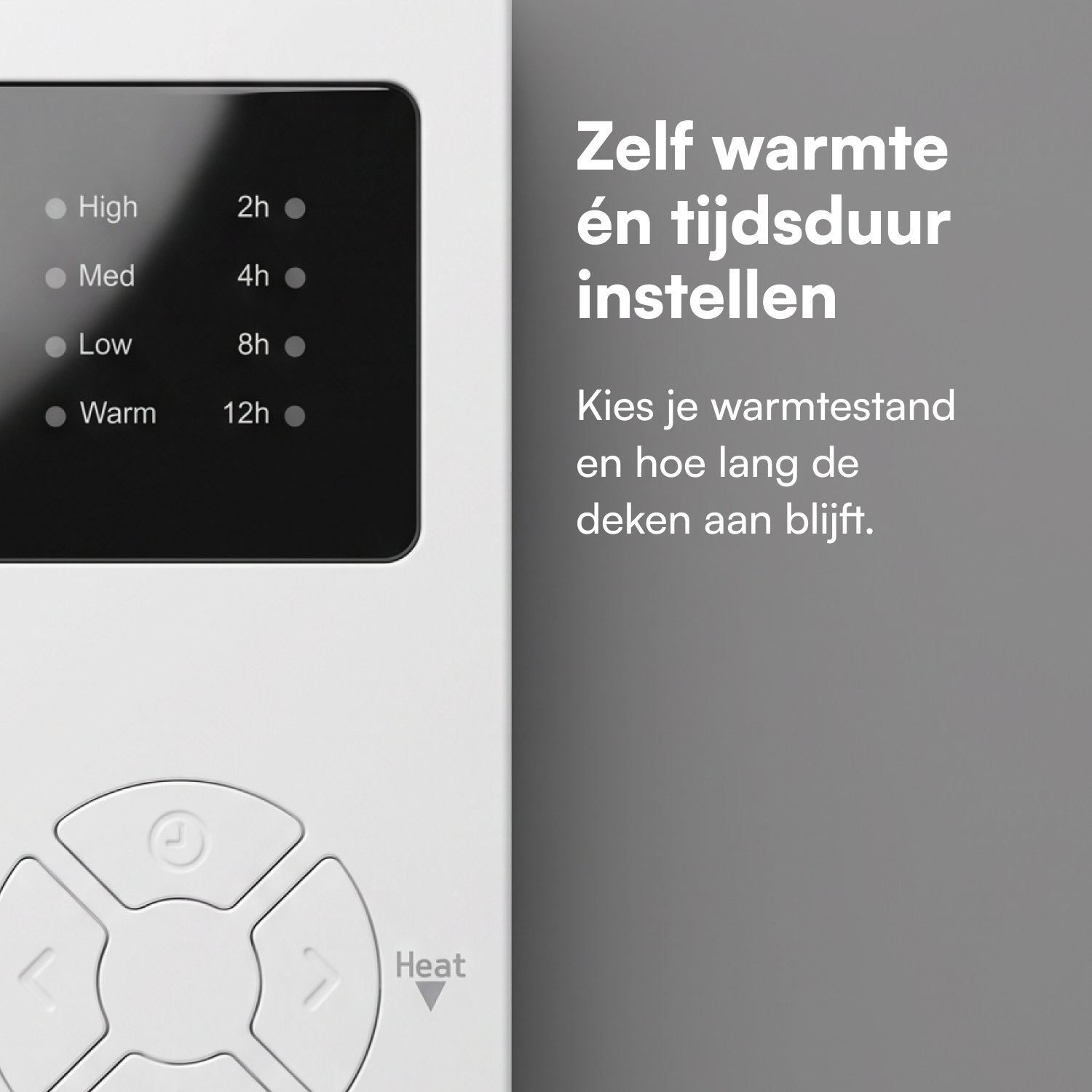Elektrische Onderdeken 160 x 200 cm – 2 Persoons Warmtedeken – 2 Apart Instelbare Bedieningen – Zacht Fleece – Elektrische Deken voor Bed – foto 5