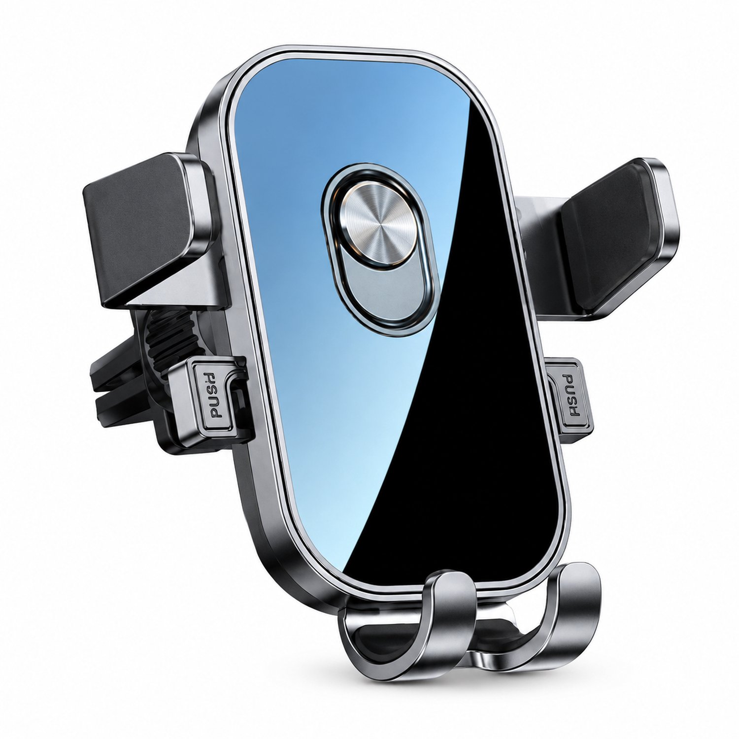 telefoonhouders auto voor ventilatierooster met haak en automatische klem voor navigatie met horizontale en verticale plaatsing