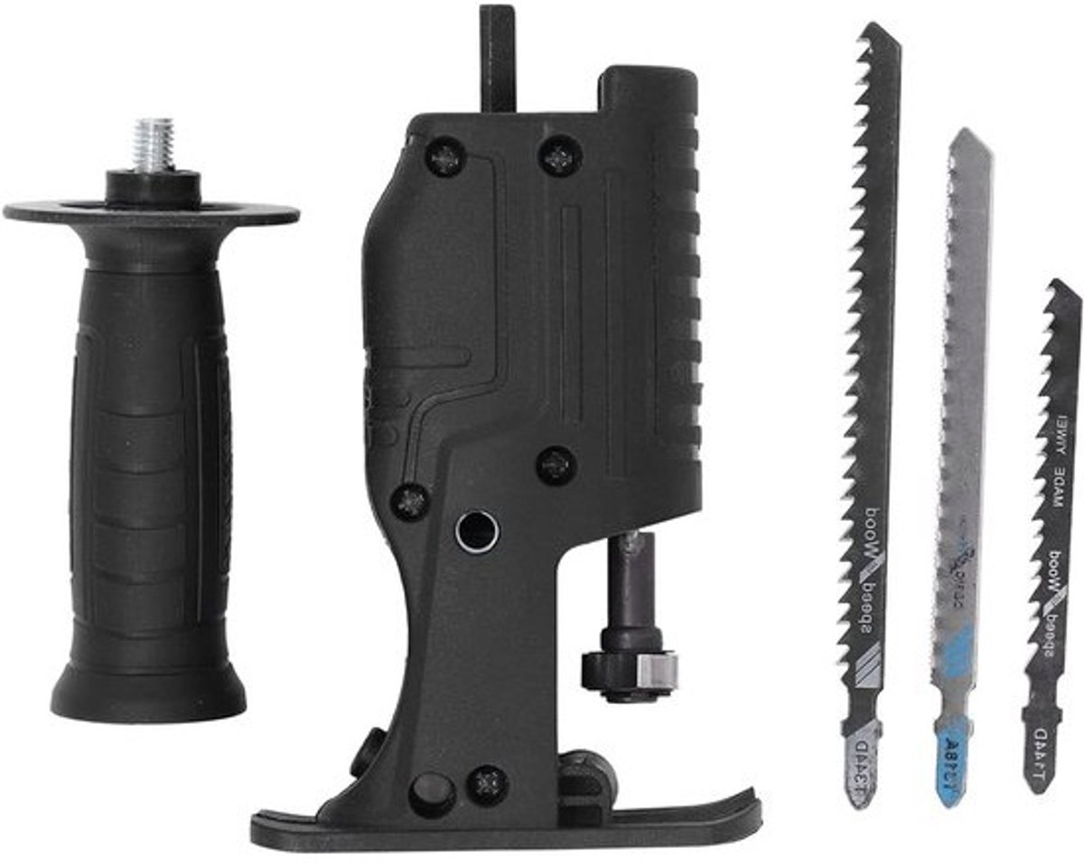 Reciprocating Saw Adapter - Electric Drill - Hand Drill - Chainsaw Conversion Kit - Woodworking Hand Saw - Drill Jig Saw Attachment