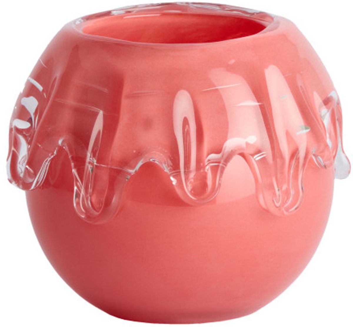 Light & Living Vaas LYSIRA - Ø17x14.5 cm - Rood