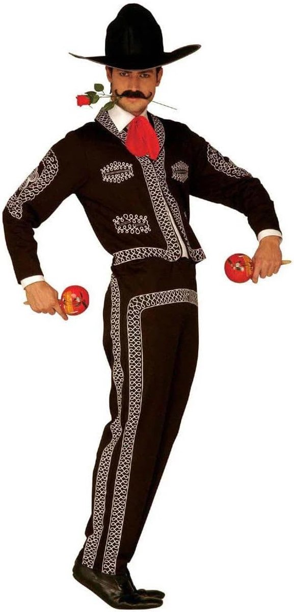 Milano Party Fashion kostuum Mariachi Mexicaans Spaans danser carnavalskostuum