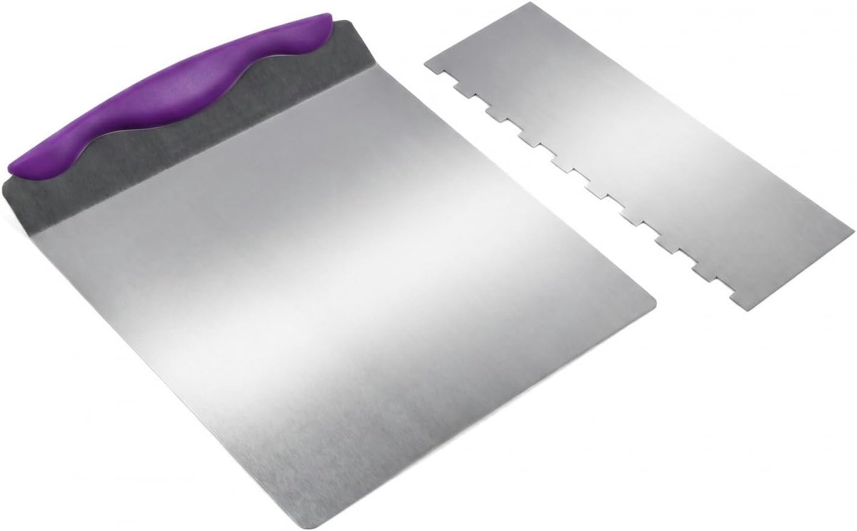 Taartschep, taartspatel, set van roestvrij staal, taartschep voor taartoverdracht en taartcreaties, taartschraper, vormvast, geschikt voor beginners, bakliefhebbers en professionele bakkers
