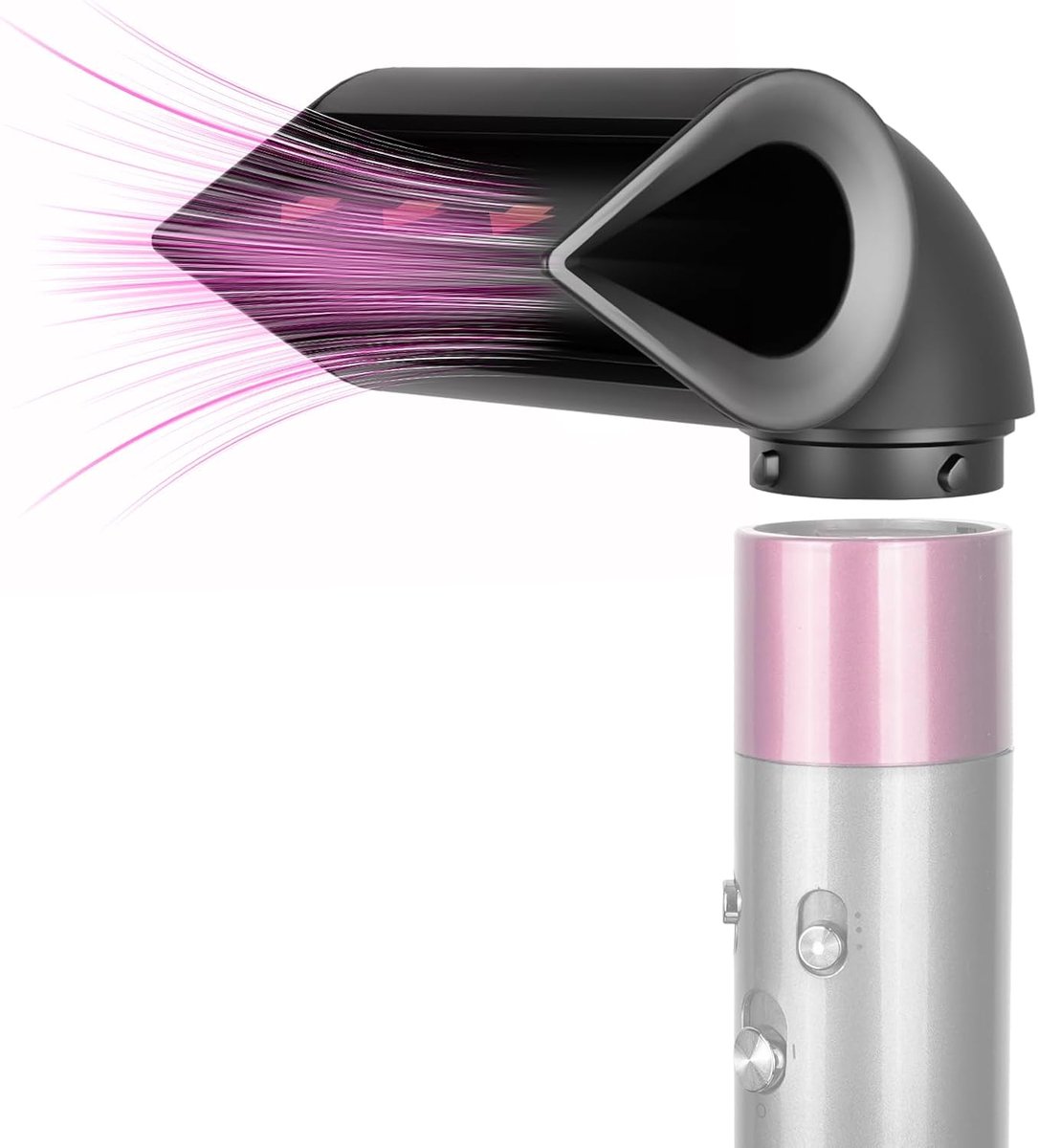 Compatibel opzetstuk geschikt voor de Dyson Airwrap, precisie-opzetstuk geschikt voor een gladder en gelijkmatiger resultaat, geschikt geschikt voor alle haartypes.