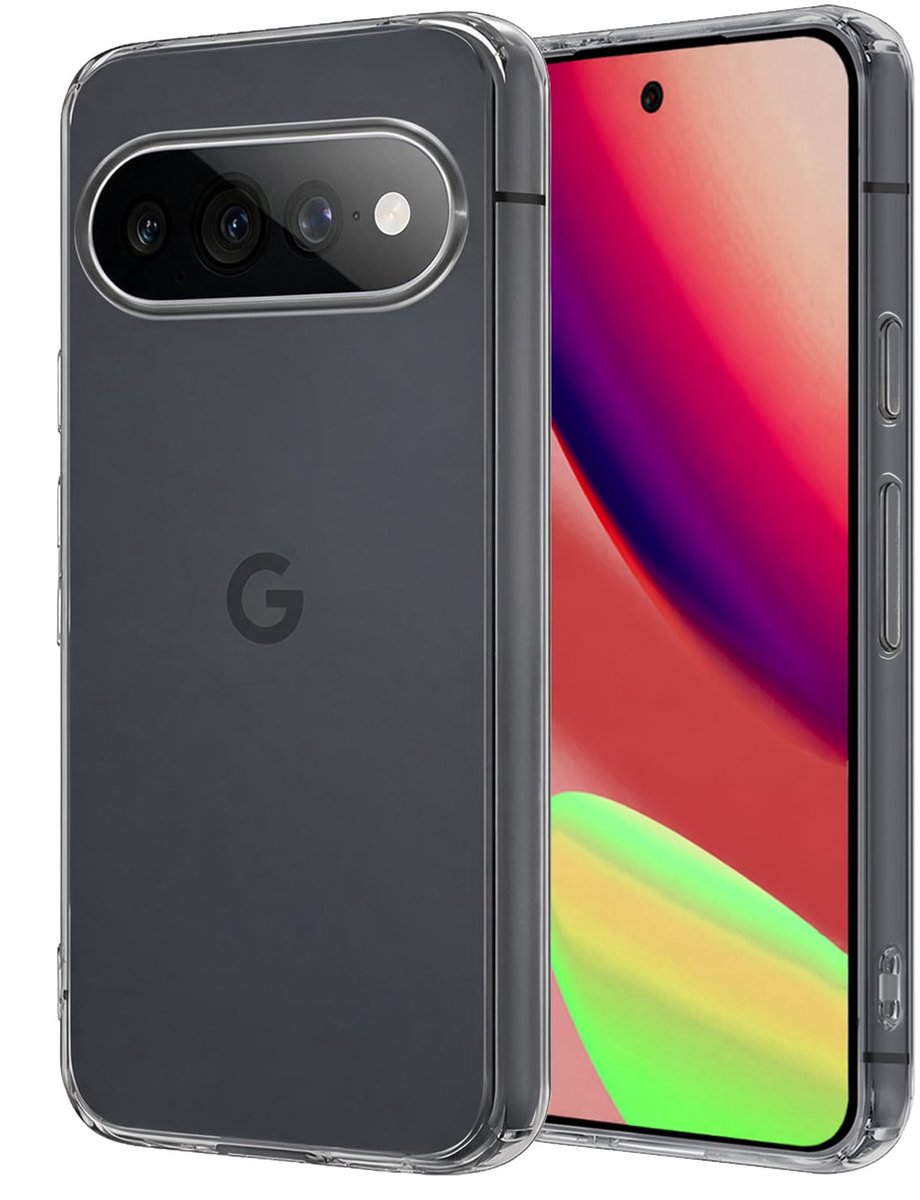 Hoesje - Geschikt voor Google Pixel 11 Pro XL - Sterk & Shockproof - Hoes Cover - Siliconen Case - Transparant