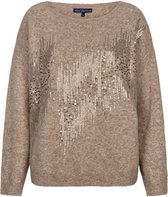 Red Button - Dames sweater - Maat M - Vrouwen - Bruin -