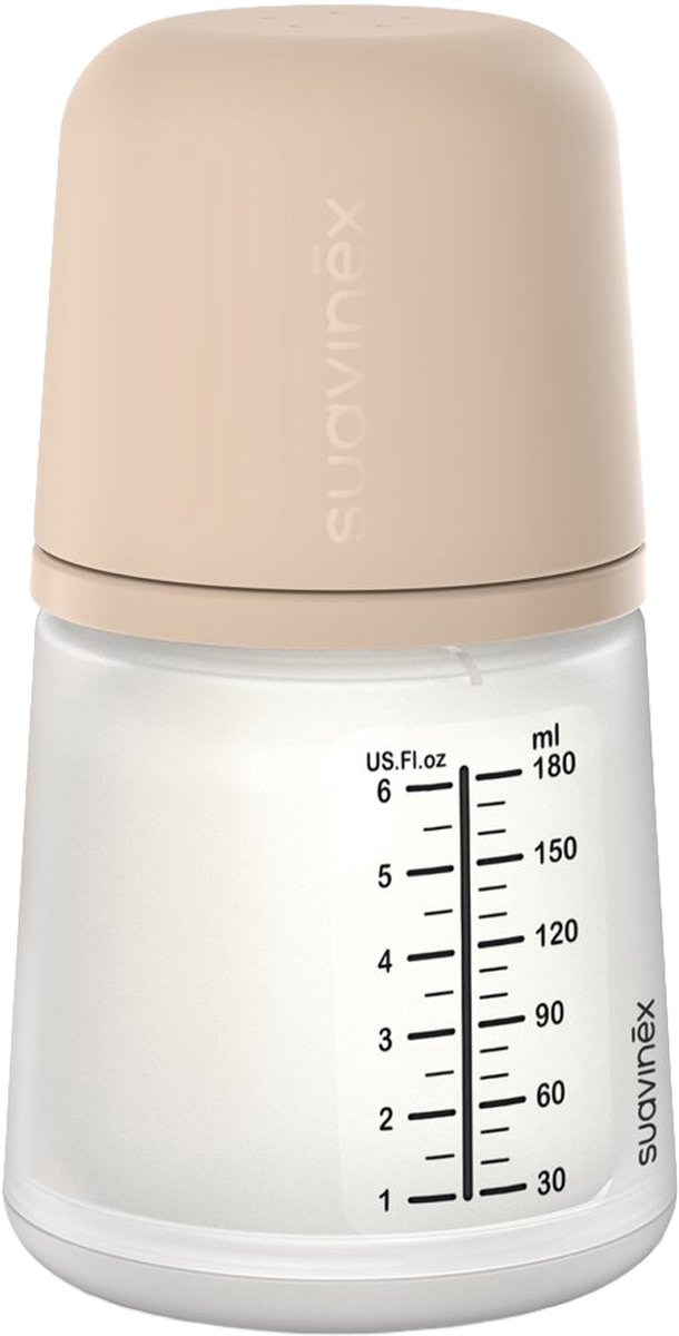 Suavinex Zero Zero Anti-Koliek Fles - Slow Flow - 180ml - Light van Suavinex — afbeelding 3