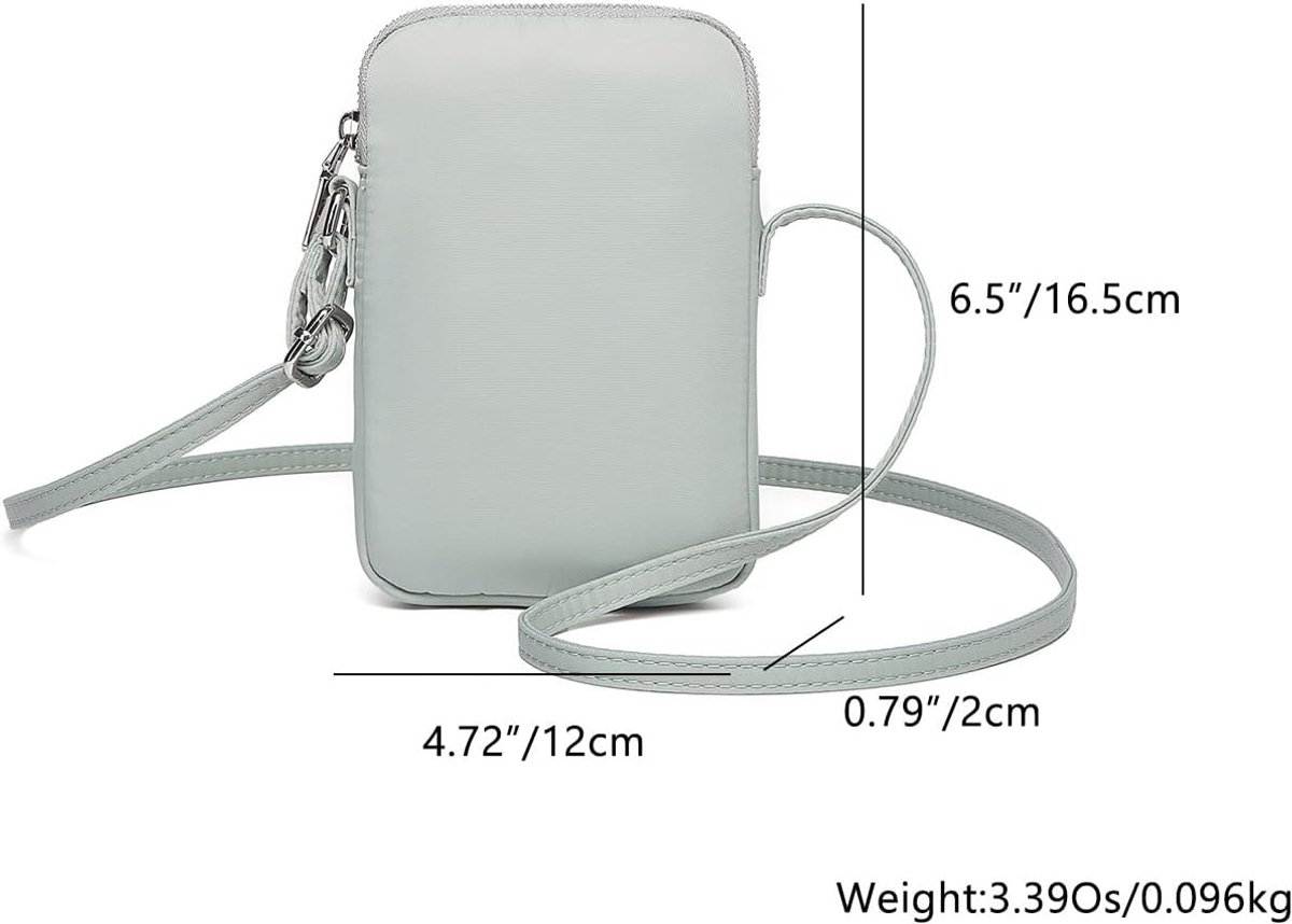 Crossbodytas voor je mobiel voor vrouwen – Lichtgewicht schoudertasje met pasjesvakjes