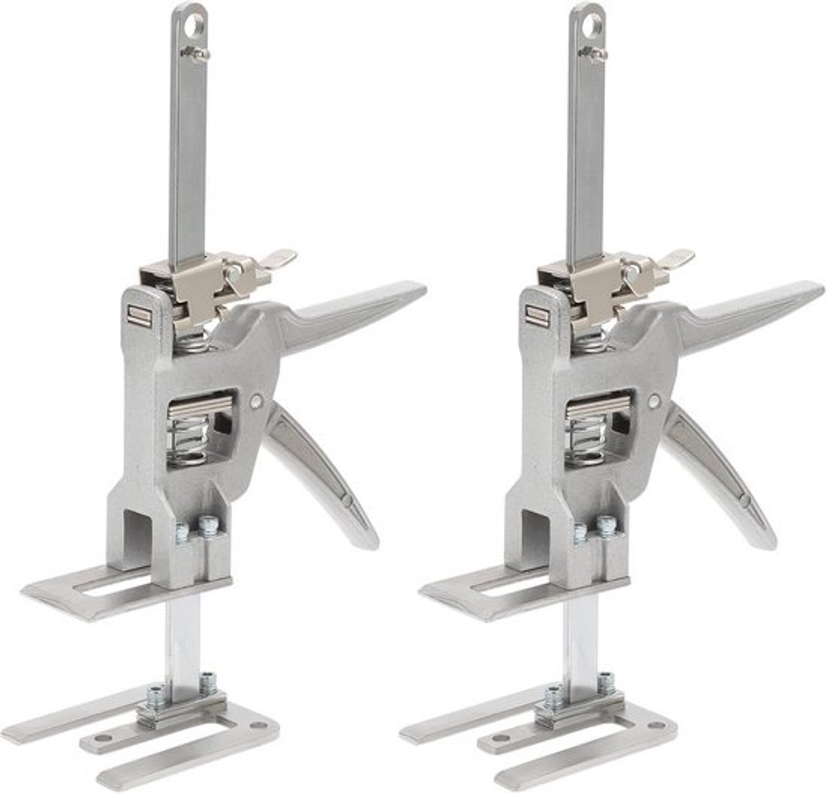 Handkrik 2pcs Meubellifter Meubelverplaatser Platenlift Badkamer Armlifter Arbeidsbesparende Arm Platenliften Tot 150kg, verstelbaar 0cm-23cm