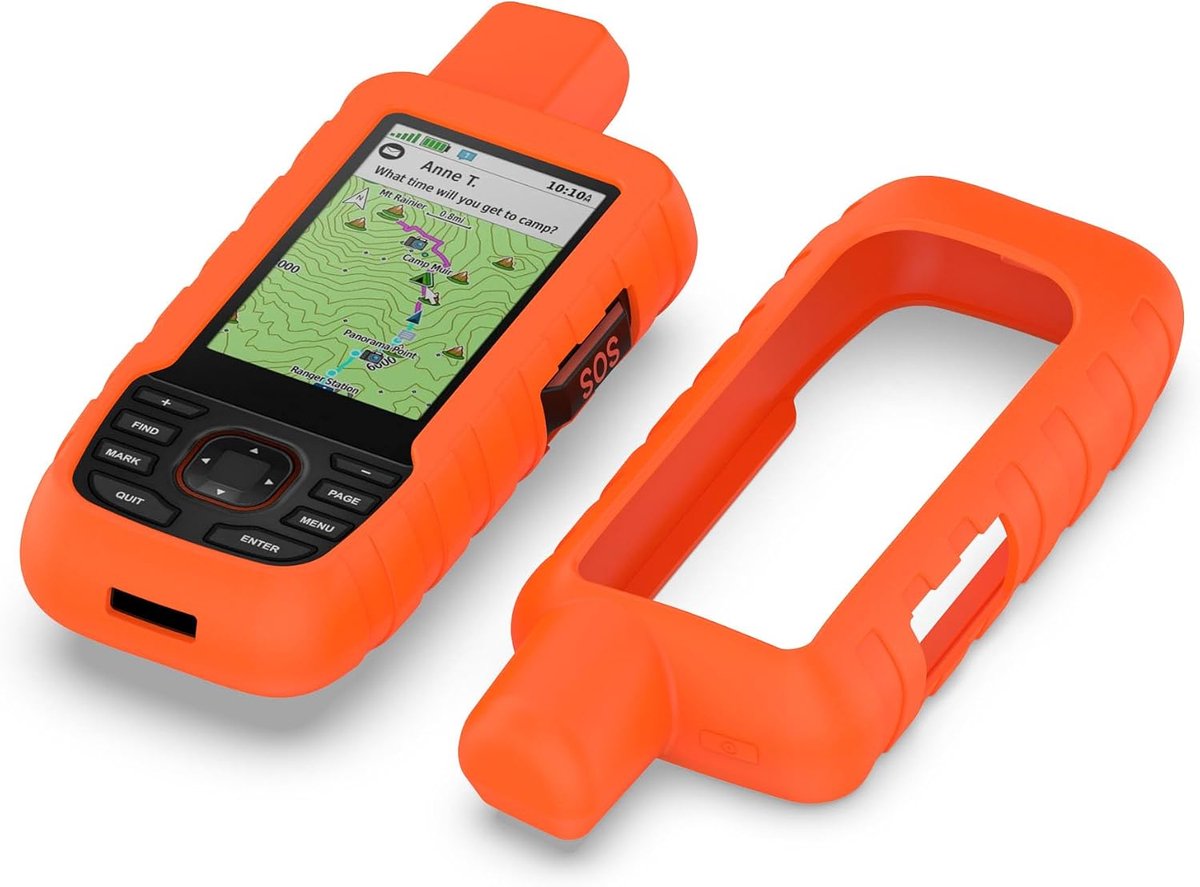 Compatibel met Garmin GPSMAP 66i/67i - Anti-schok siliconen beschermhoes, Duurzame flexibele rubberen hoes voor Garmin GPSMAP 66i & 67i draagbare navigator, Lichtgewicht 33,1g, GPSMAP 66i