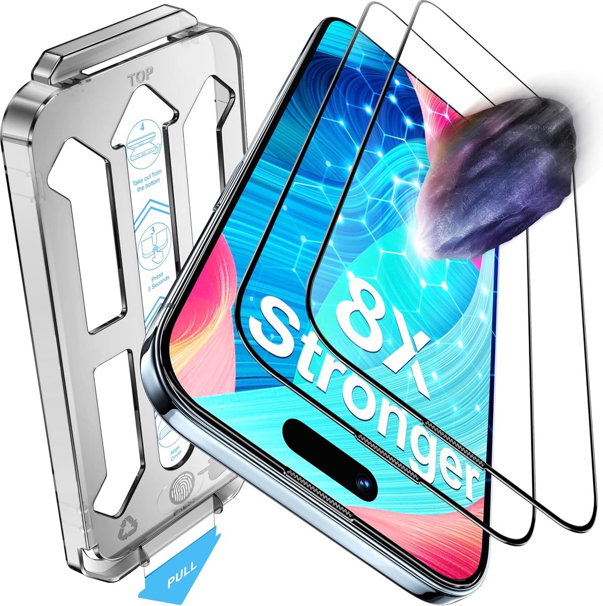 Displaybeschermfolie voor iPhone Air, 2 stuks