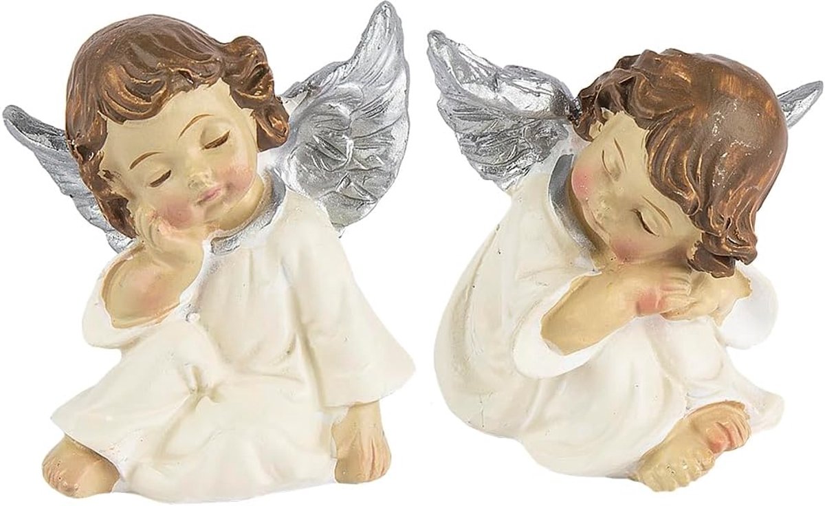 Kleine decoratieve engelen voor kerst