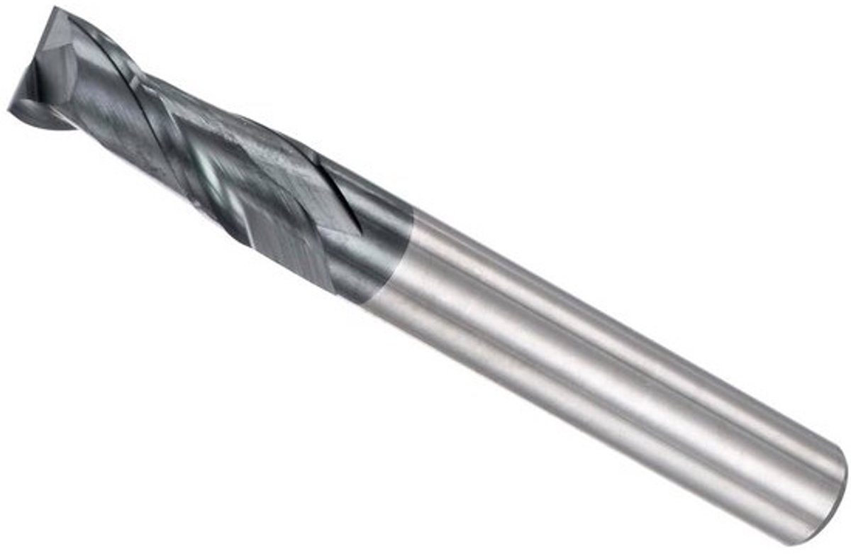 Vierkante Frees CNC 6x15mm Hardmetaal AlTiN voor RVS en Gehard Staal