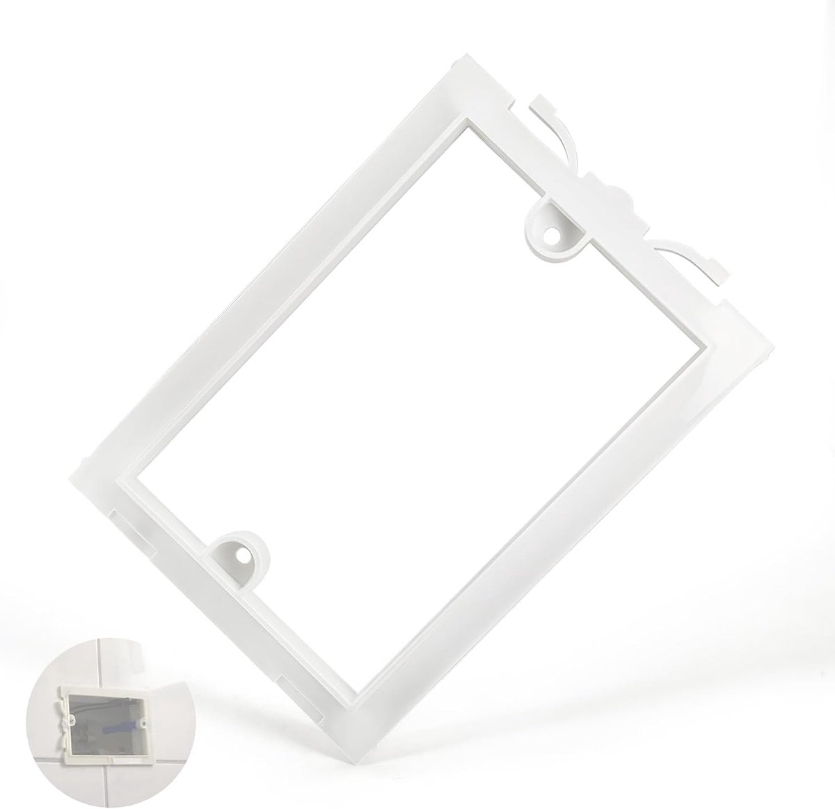 Montageframe voor Inbouwtoilet voor Vigour Redonda 983.02/1 en Sanit 02.991.00 (02991000000), voor Spoelknoppen S700, Intern Element 200×138 mm, Montage-element, Eenvoudig te installeren