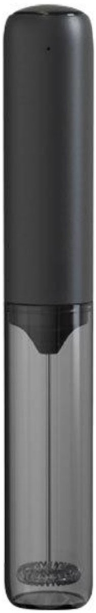 SSTRWGOOD Batterij aangedreven melkopschuimer - 3,4x22,5cm - Oplaadbaar met grote batterijcapaciteit - Comfortabele grip en stofdicht deksel - Geschikt voor koffie, latte en cappuccino - RVS materiaal