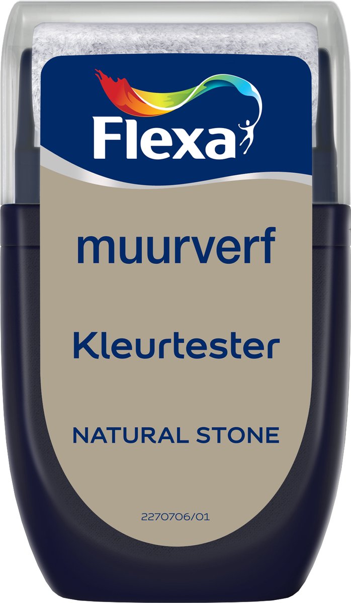 Flexa - Kleurtester Muurverf - Natural Stone - 30 Ml - Kleur Van Het Jaar 2027