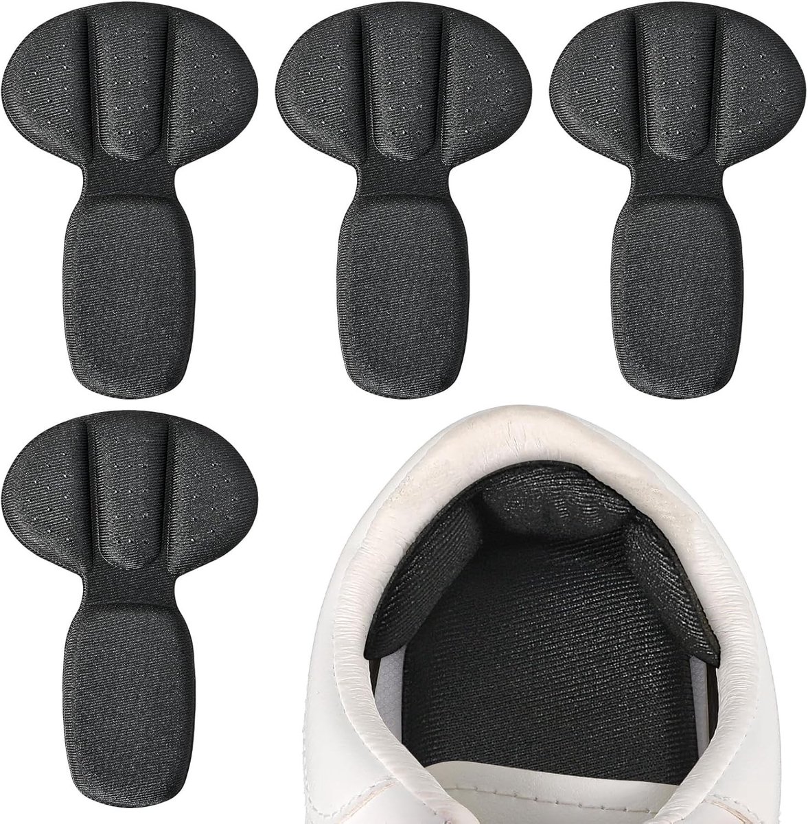 Zachte hielbeschermers met grip, herbruikbare zelfklevende kussentjes voor optimale steun en comfort in schoenen
